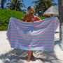 Sarongs - Maris Candy Beach Towel 100x180 cm - GREEN PETITION