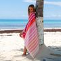 Sarongs - Ocean Coral Candy Beach Towel 100x180 cm - GREEN PETITION