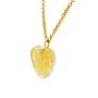 Jewelry - ORUS heart necklace in Murano glass - Gold - Glass - MILODINA