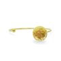 Jewelry - ORUS Murano Glass Dome Bracelet - Gold - MILODINA