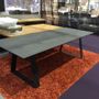 Dining Tables - Dining Table in ceramic with Topaze Leg - COLOMBUS MANUFACTURE FRANCE