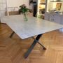 Dining Tables - Dining Table with Cross Leg - COLOMBUS MANUFACTURE FRANCE
