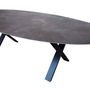 Dining Tables - Dining Table with Cross Leg - COLOMBUS MANUFACTURE FRANCE