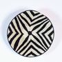 Unique pieces - Black and cream zebra basket - MALKIA HOME