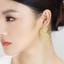 Jewelry - Overlap Fortune Drum Filigree Earrings. - WEI YEE INTERNATIONAL LIMITED