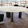 Tables Salle à Manger - Table repas en céramique Pied Byblos - COLOMBUS MANUFACTURE FRANCE