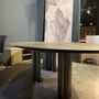 Dining Tables - Dining Table in ceramic with Onasis Leg - COLOMBUS MANUFACTURE FRANCE