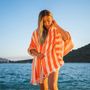 Sarongs - Delmor Tangerine Beach Towel 100x180 - GREEN PETITION