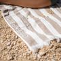 Serviettes de bain - Serviette de plage Delmor Fit beige sable 76x142 cm - GREEN PETITION