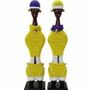 Objets de décoration - Poupées namji, poupées africaines, déco ethnique, objet de décoration, poupées en bois et perle ou poupées de fertilité ou poupées pour décoration d'intérieur - HOME DECOR FR