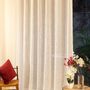 Curtains and window coverings - OLYMPOS curtain - White collar - Eyelet panel - 300 x 260 cm - 100% polyester - IPC DECO DELL'ARTE