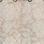 Rideaux et voilages - Double-Rideau VENISE  - Col Naturel - Panneau à œillets - 140 x 260 cm - 100% polyester - IPC DECO DELL'ARTE