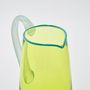 Verre d'art - Carafe Miami en vert citron - GATHER