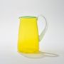 Art glass - Miami Jug in Fluorescent Yellow - GATHER
