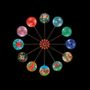 Guirlandes et boules de Noël - Luxury Gift Set of 6 beautiful handmade baubles - HONEST LOVE OUR PLANET