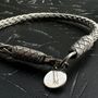 Bracelets - ROUND BRAID BRACELET - SILVER AND OXIDIZED SILVER - HANDMADE - MEN&WOMEN - KARAWAN AUTHENTIC