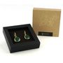 Bijoux - BOUCLES D'OREILLES PLAQUÉ OR "DROP" QUARTZ FUMÉ - KARAWAN AUTHENTIC
