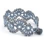 Bracelets - BRACELET TEXTILE EN DENTELLE "YELIN" - NOIR CARBONE - KARAWAN AUTHENTIC