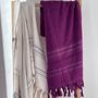 Serviettes de bain - FOUTA EN COTON BIOLOGIQUE - Collection DOLCE - AMETHYST - KARAWAN AUTHENTIC