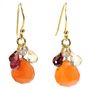 Jewelry - EARRINGS\" GRAPES\” CARNELIAN - KARAWAN AUTHENTIC