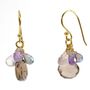 Bijoux - BOUCLES D'OREILLES "GRAPES" VERT ONYX - KARAWAN AUTHENTIC