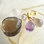 Bijoux - BOUCLES D'OREILLES "GRAPES" VERT ONYX - KARAWAN AUTHENTIC