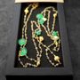 Bijoux - SAUTOIR "ANI" VERT ONYX - KARAWAN AUTHENTIC