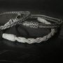 Bracelets - 925 SILVER BRAIDED BRACELET FOR MEN AND WOMEN - KARAWAN AUTHENTIC