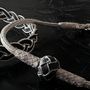 Bracelets - BRACELET NOEUD NOIR - ARGENT ET ARGENT OXYDÉ - FAIT MAIN - HOMME&FEMME - KARAWAN AUTHENTIC