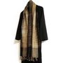 Scarves - "ASSAM" WILD SILK STOLE, SIZE M - KARAWAN AUTHENTIC