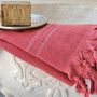 Serviettes de bain - FOUTA EN COTON BIOLOGIQUE - Collection DOLCE - Couleur JASPE - KARAWAN AUTHENTIC