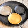 Objets de décoration - MINI COUPELLE EN LAITON NOIR GRAVÉ 'ARABESK' - KARAWAN AUTHENTIC