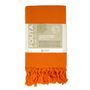 Bath towels - ORGANIC COTTON TOWEL - CURCUMA color - KARAWAN AUTHENTIC