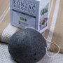 Beauty products - ORGANIC KONJAC SPONGES ENRICHED WITH BAMBOO CHARCOAL - KARAWAN AUTHENTIC