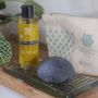 Beauty products - ORGANIC KONJAC SPONGES ENRICHED WITH BAMBOO CHARCOAL - KARAWAN AUTHENTIC