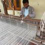 Objets de décoration - Coussin en fibres d'ortie & Soie sauvage tissées à la main - KARAWAN AUTHENTIC