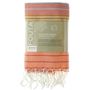 Bath towels - ORGANIC COTTON TOWEL - SUD Collection - TERRA COTTA Color - KARAWAN AUTHENTIC