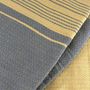 Serviettes de bain - FOUTA EN COTON BIOLOGIQUE - Collection SAND- Couleur SABLE & BLEU DE CHINE - KARAWAN AUTHENTIC