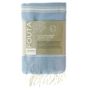 Bath towels - ORGANIC COTTON FOUTA - HAMMAM Collection - Color WHITE & CLOUD - KARAWAN AUTHENTIC
