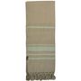 Bath towels - WOVEN ORGANIC COTTON FOUTA - GARDEN COLLECTION - EARTH COLOR - KARAWAN AUTHENTIC