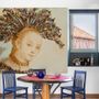 Tapestries - Wall Decor/Wallpaper ” Venus Feather " - CHARLOTTE MASSIP