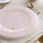 Formal plates - Charger plates in pink onyx - ATELIER BARBERINI & GUNNELL