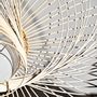 Hanging lights - \" SuperNova\” large wicker basketry lamp - TRESSAGES PAS SAGES
