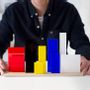 Design objects - Shapes of Mondrian - 3D Art toy - Decorative Movable De Stijl diorama - BEAMALEVICH