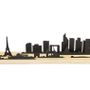Sculptures, statuettes and miniatures - Shapes of Paris - 3D City Skyline silhouette - Movable Diorama - BEAMALEVICH