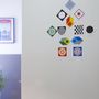 Decorative objects - Fridge Cover Op Art Mosaic Magnets - Pack of 12 Fridge Magnets - BEAMALEVICH
