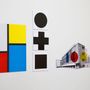 Decorative objects - Bauhaus Dessau Façade Fridge Magnet - Pack of 6 magnets making the Design School 100th Anniversary - BEAMALEVICH