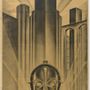 Decorative objects - Fritz Lang Metropolis Architecture Fridge Magnets - 70 pieces - BEAMALEVICH