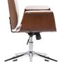 Office seating - Kemberg Office Chair - Walnut/White - VIBORR