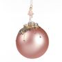 Other Christmas decorations - GLSS PORC.BALLERINA BALL PNK 15CM handm. - GOODWILL M&G